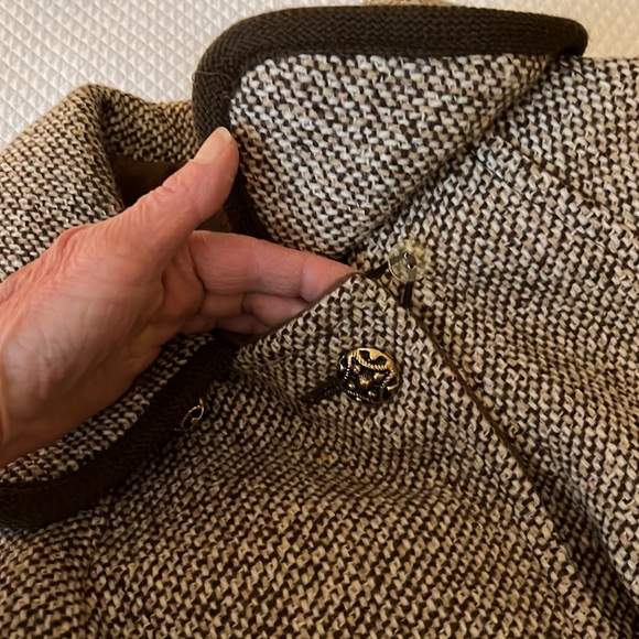 Vintage 60’s Tweed Coat‎ M. Liman Co. Penguin Fashions Brown Tan Size Various - Picture 8 of 16